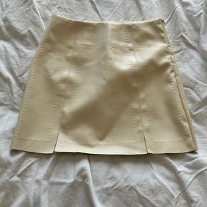 Vegan leather skirt!